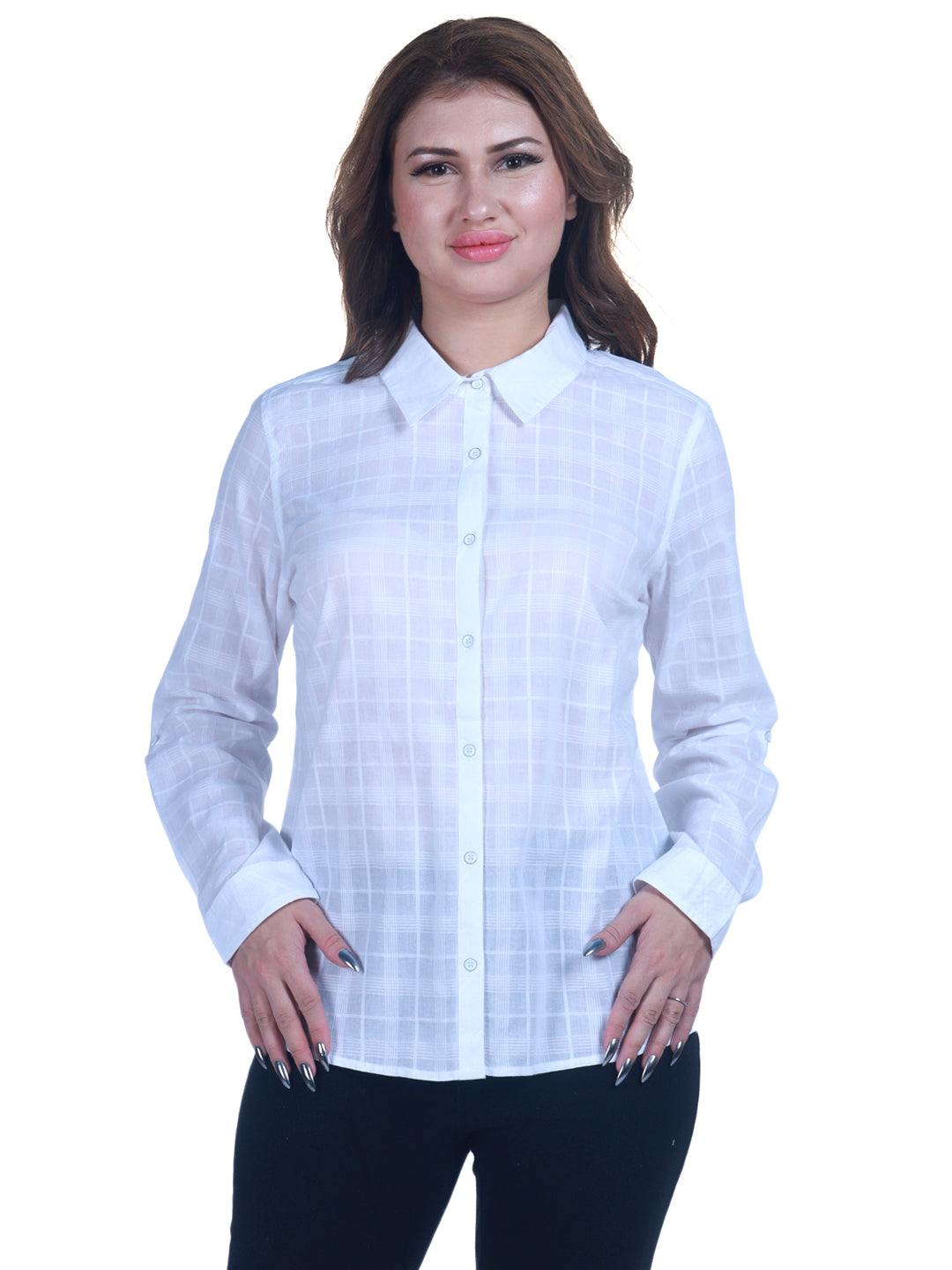Women Checkered Printed Shirt