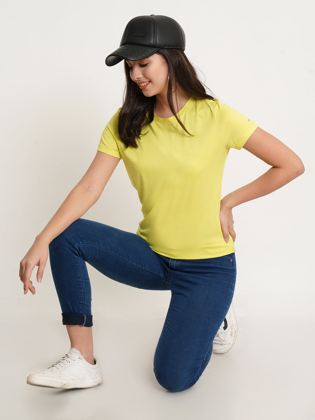 Women Neon Yellow Top