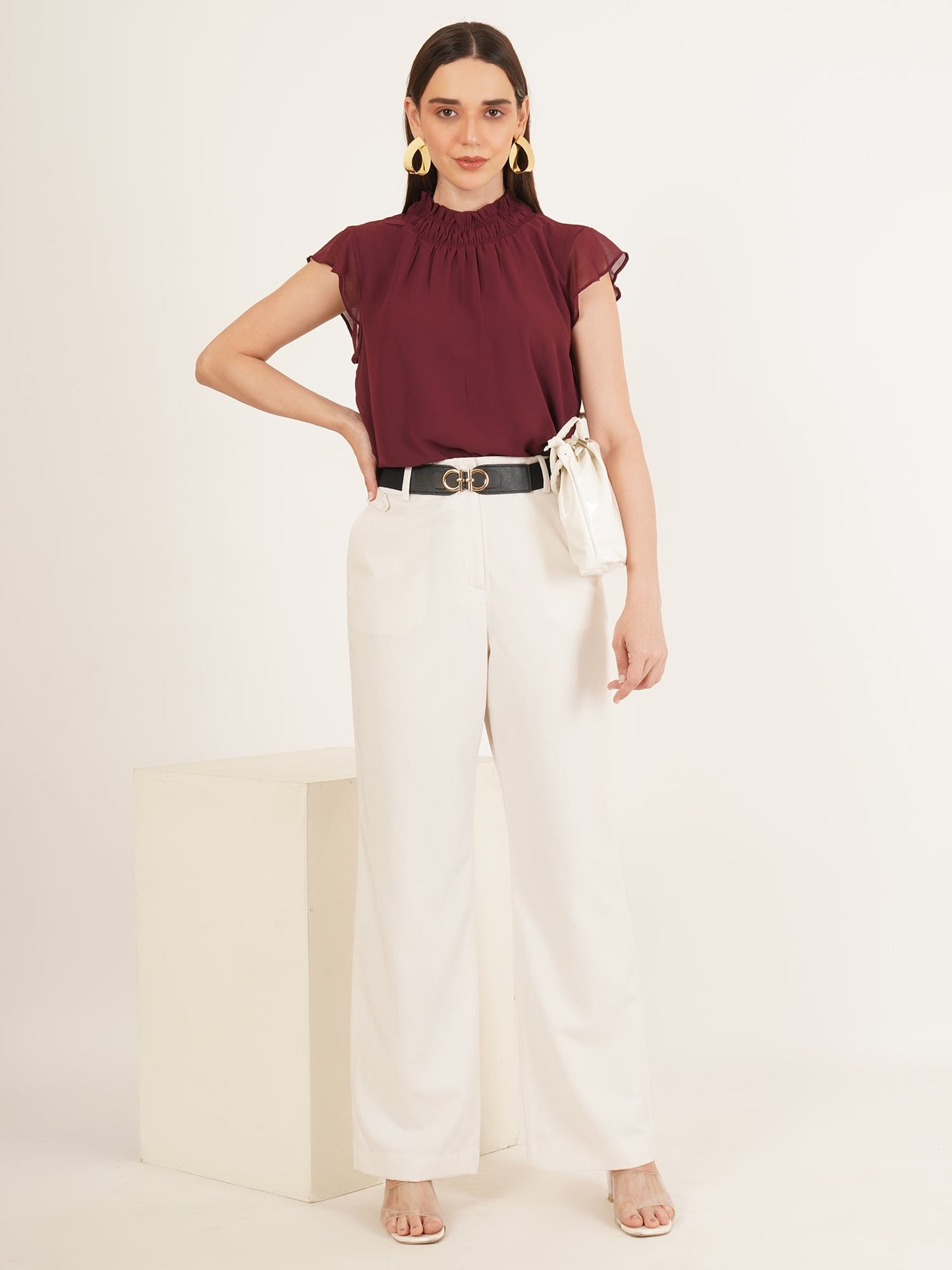 maroon tops