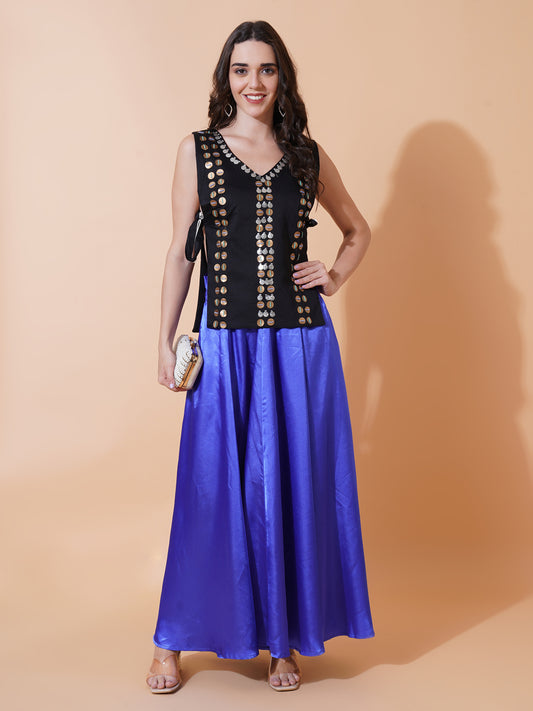 The Serina Skirt – Blue