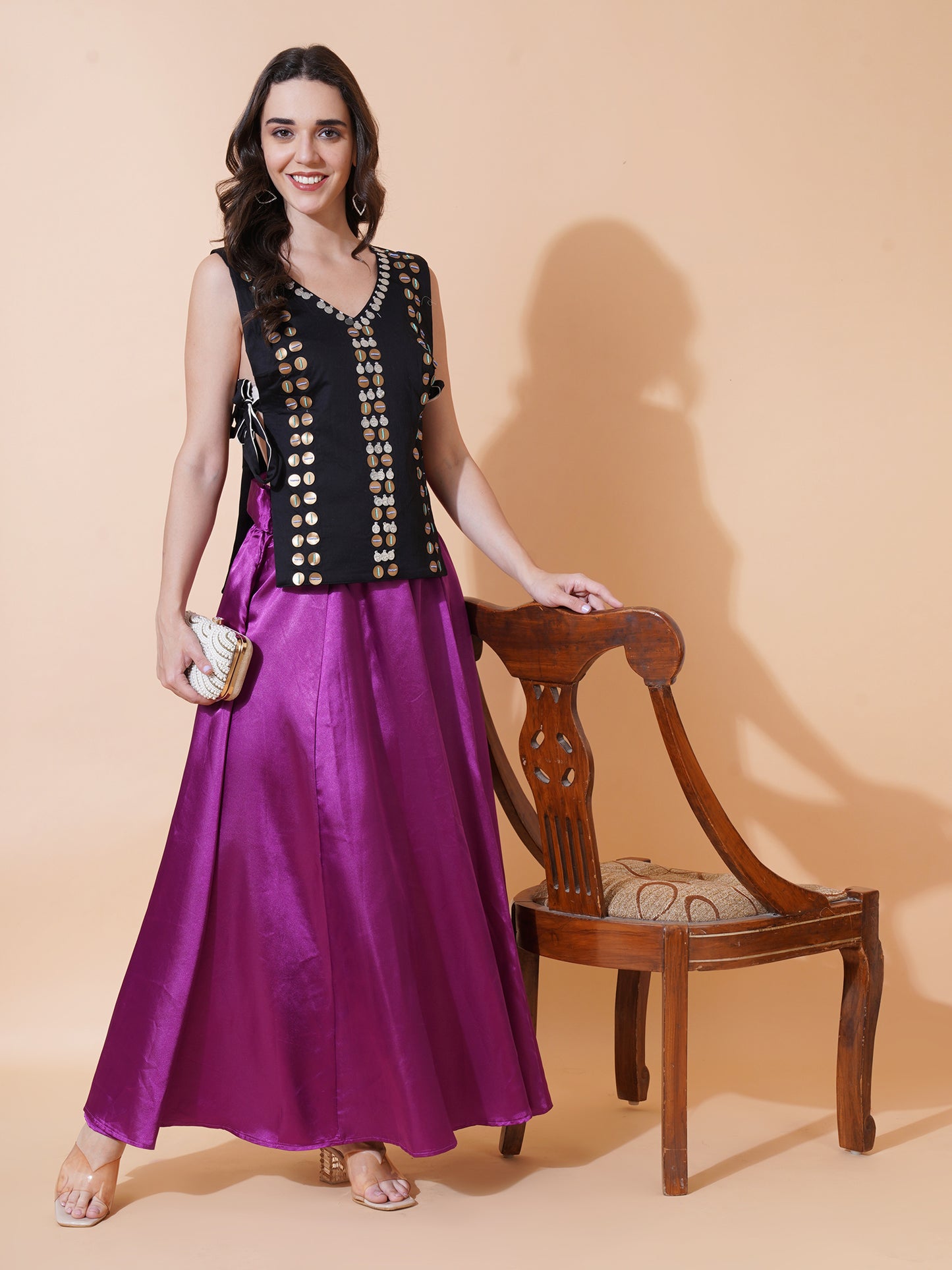 The Serina Skirt – Purple