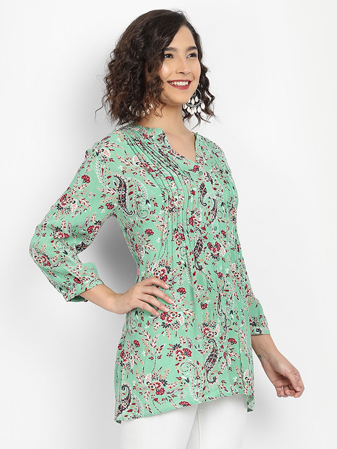 9 Impression Women Green Top