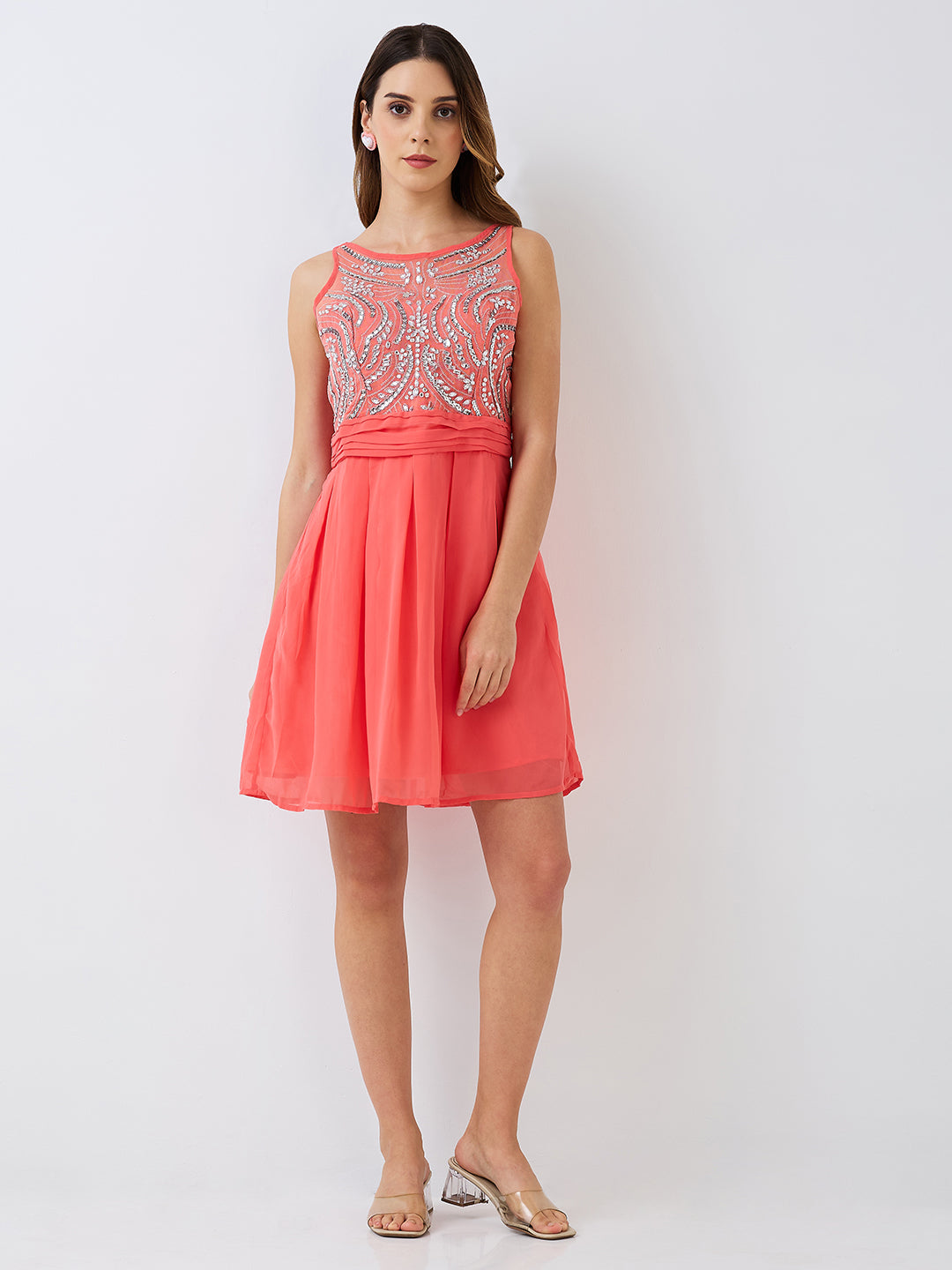 9 Impression Woman Red Dress  Valantine day - Detail View