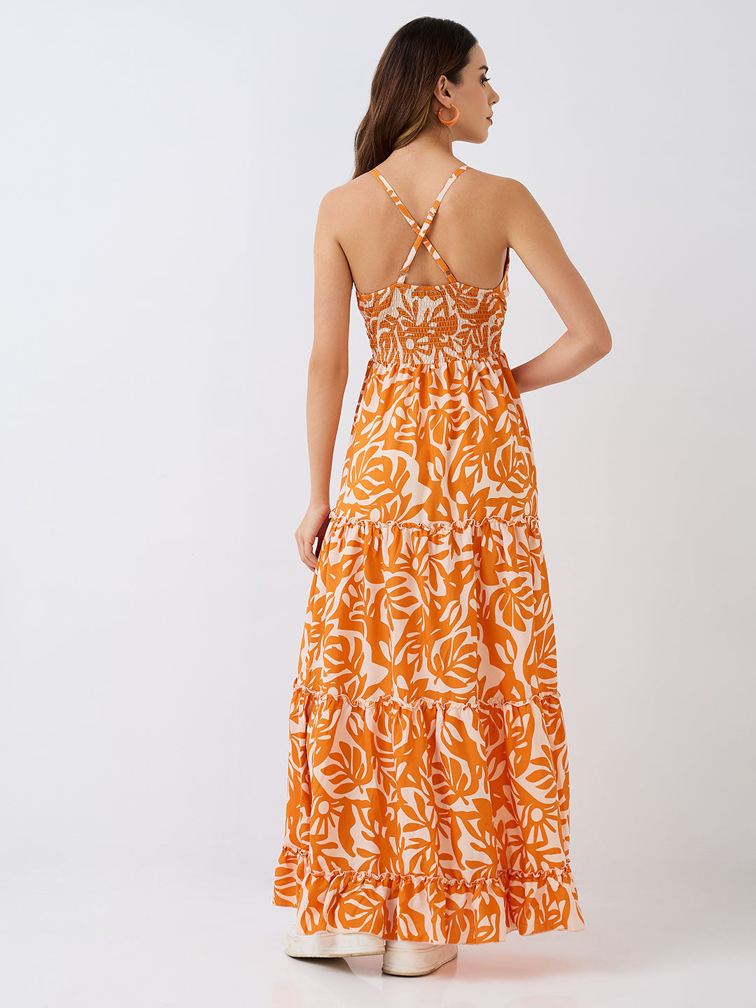 Zara-Inspired Summer Dress in Coral Shade - 9 Impression