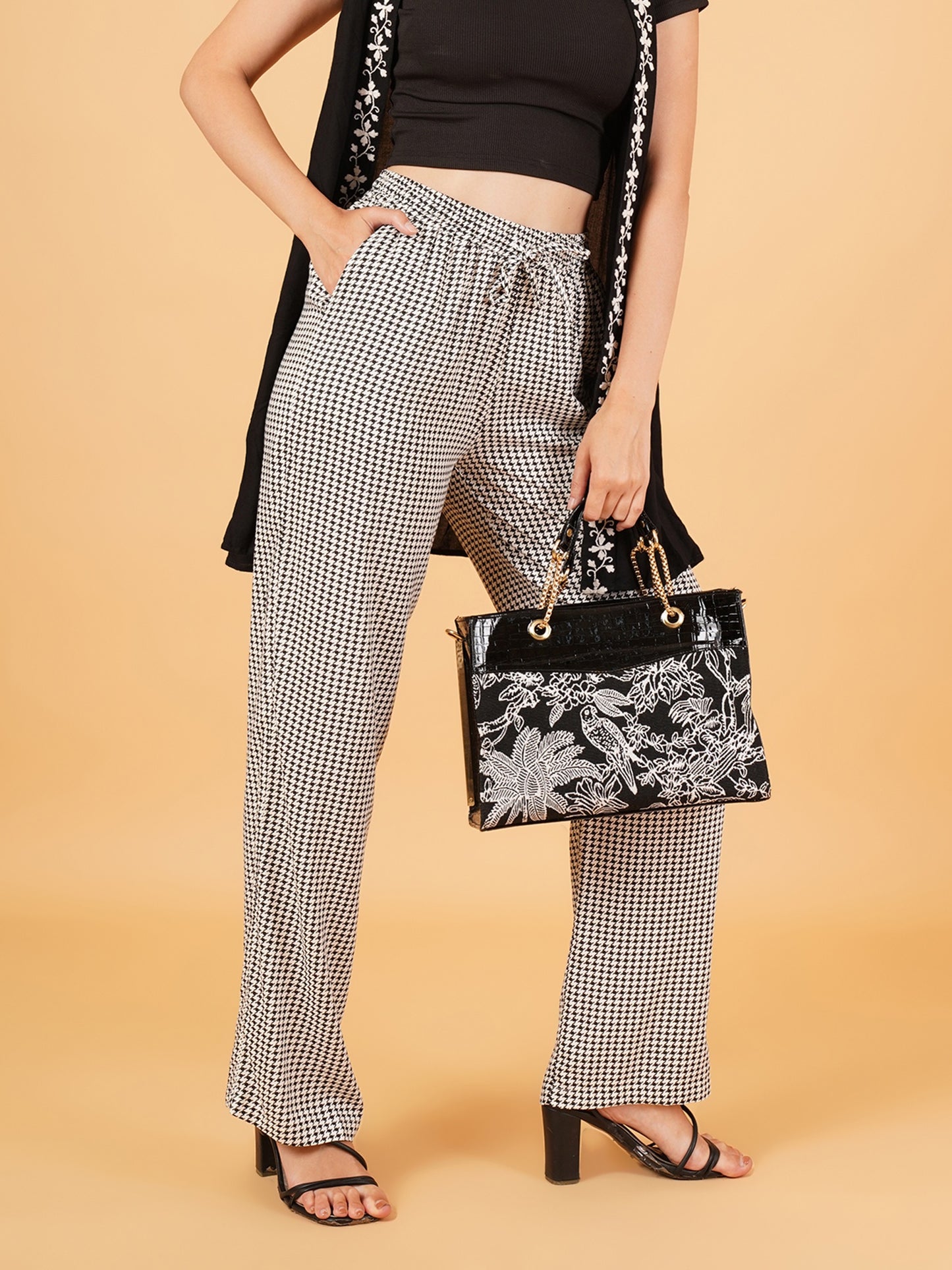 The Monochrome Glow Lounge Pants