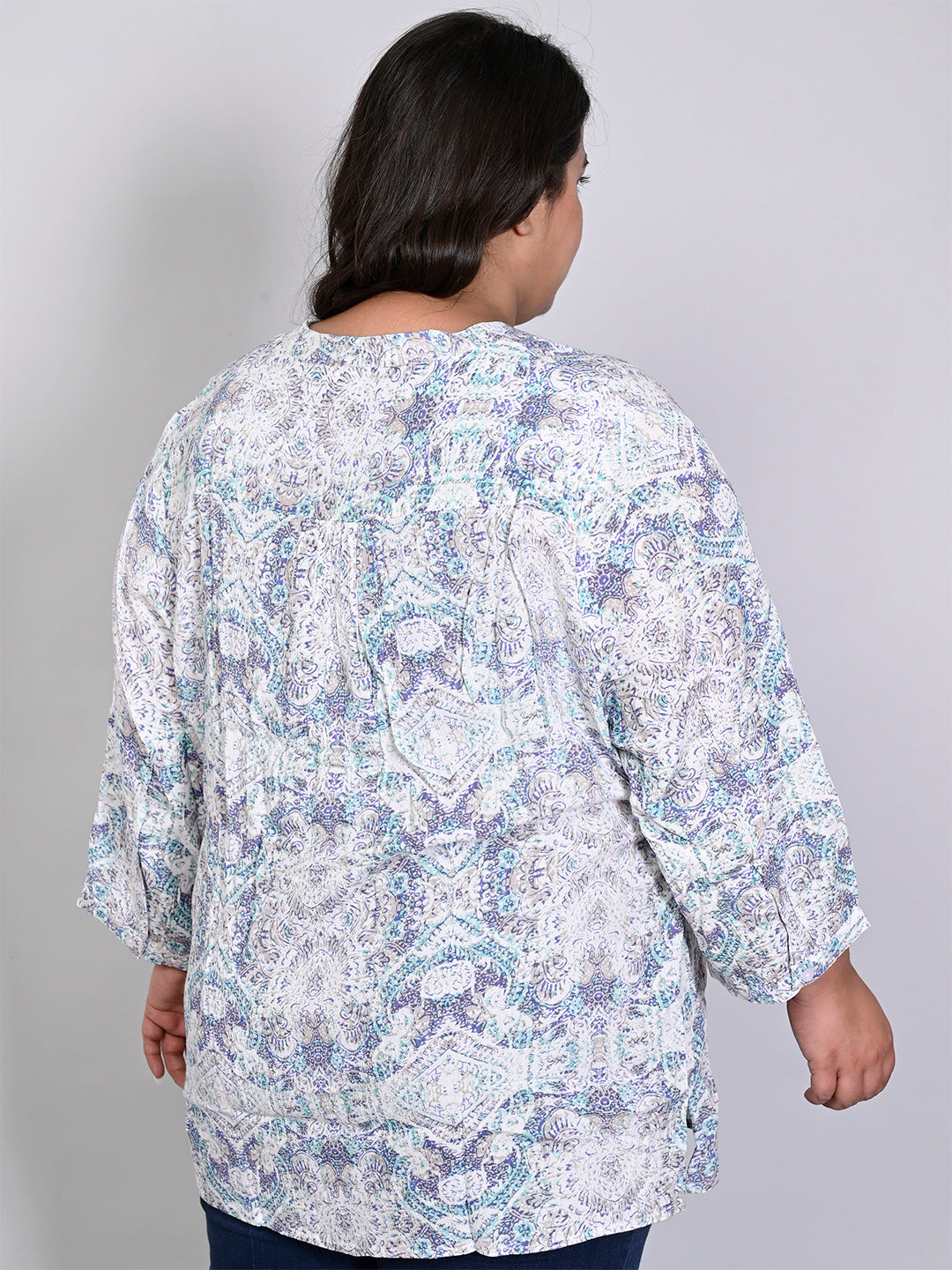 Plus Size Tops Back View
