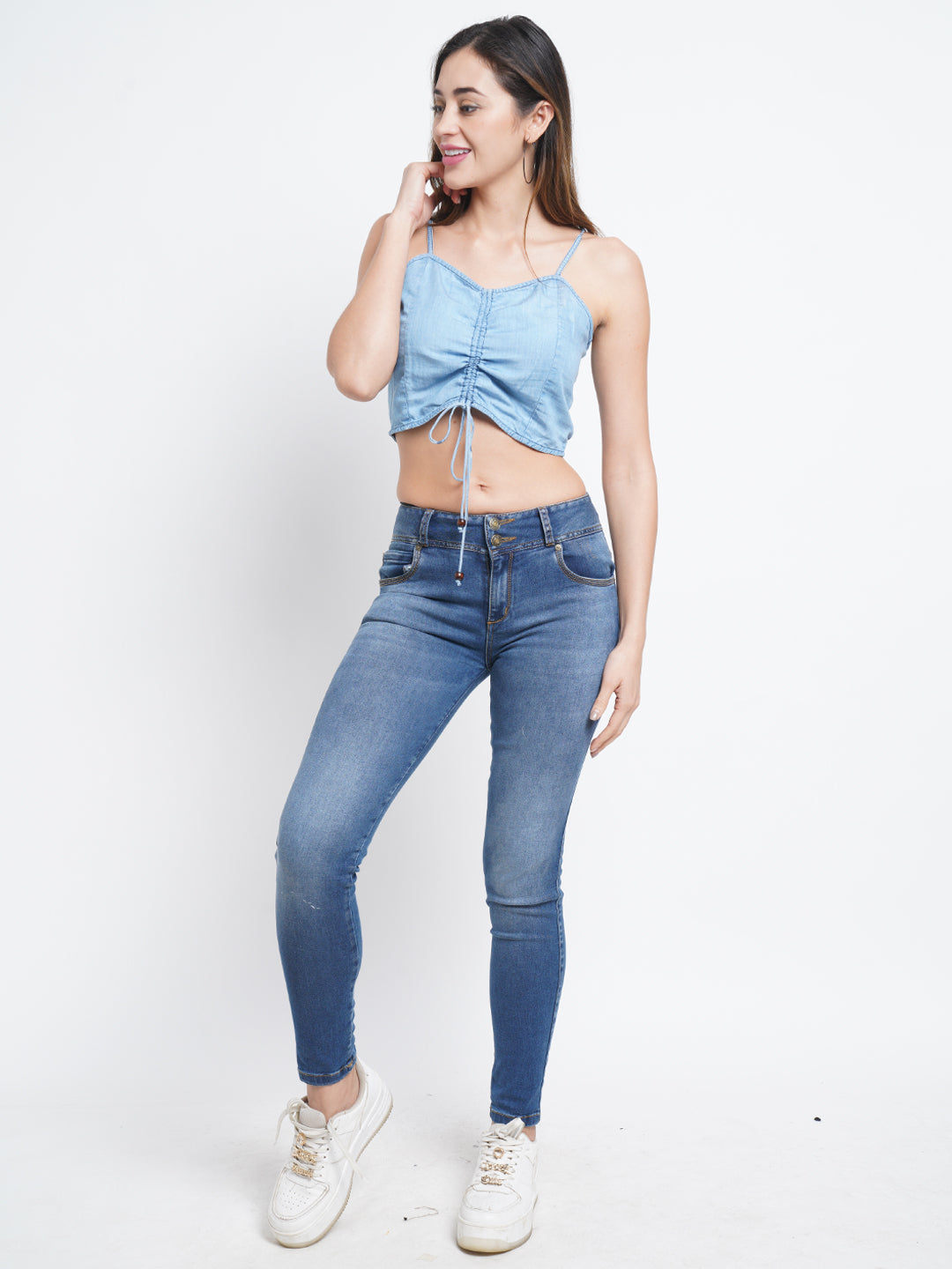 9 Impression Womans Denim Top