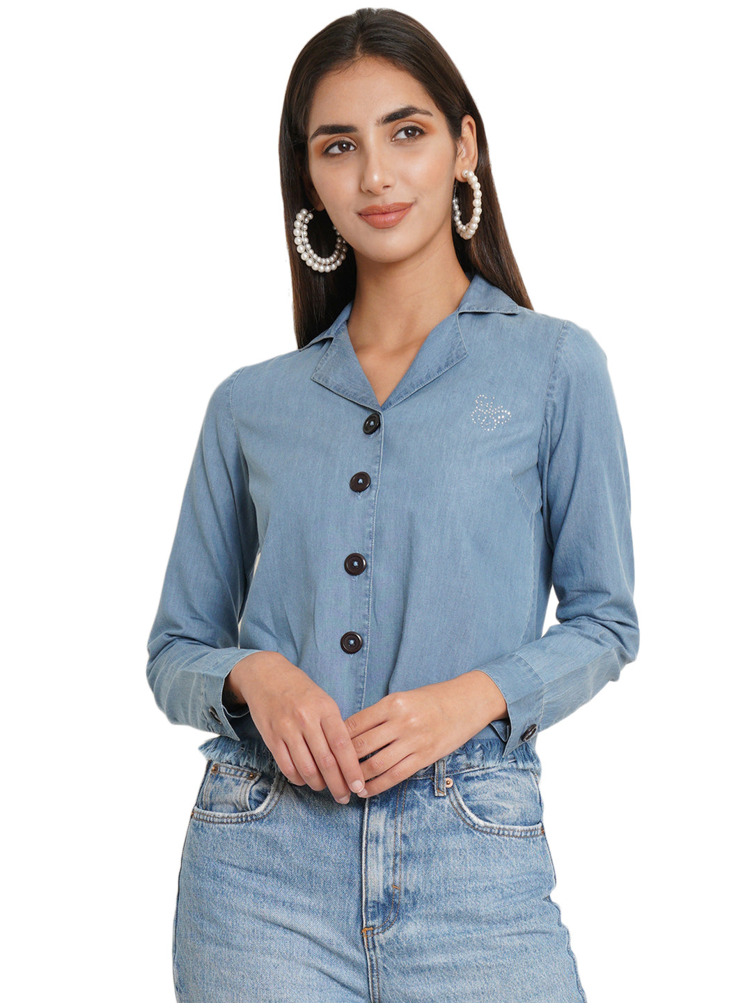 9 Impression Womans Denim Top