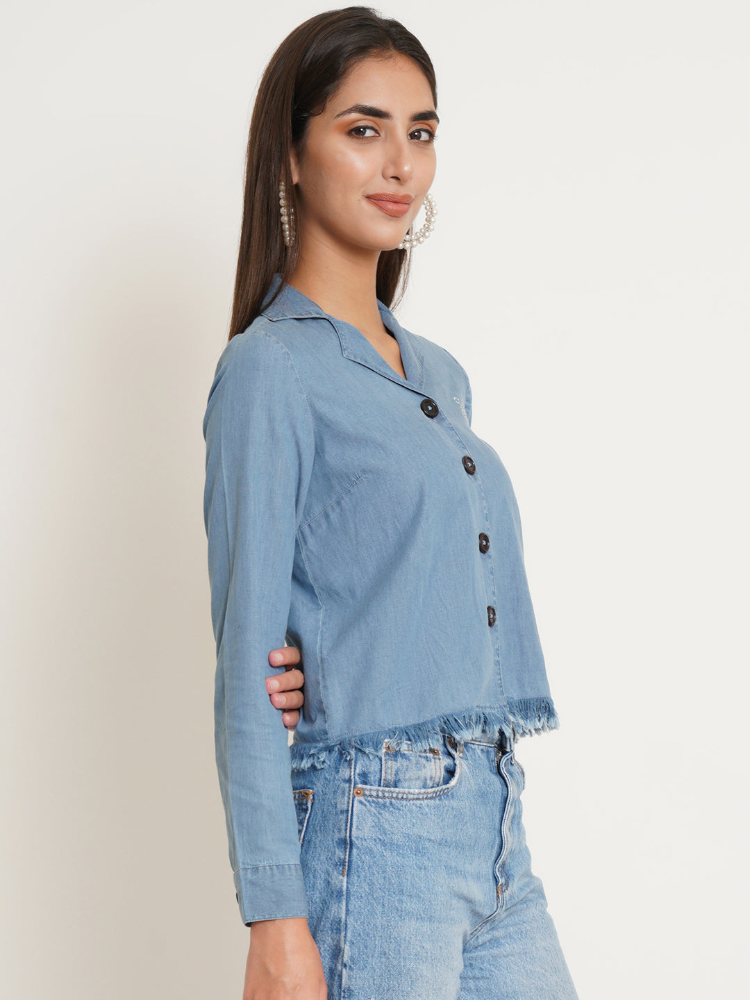 9 Impression Womans Denim Top