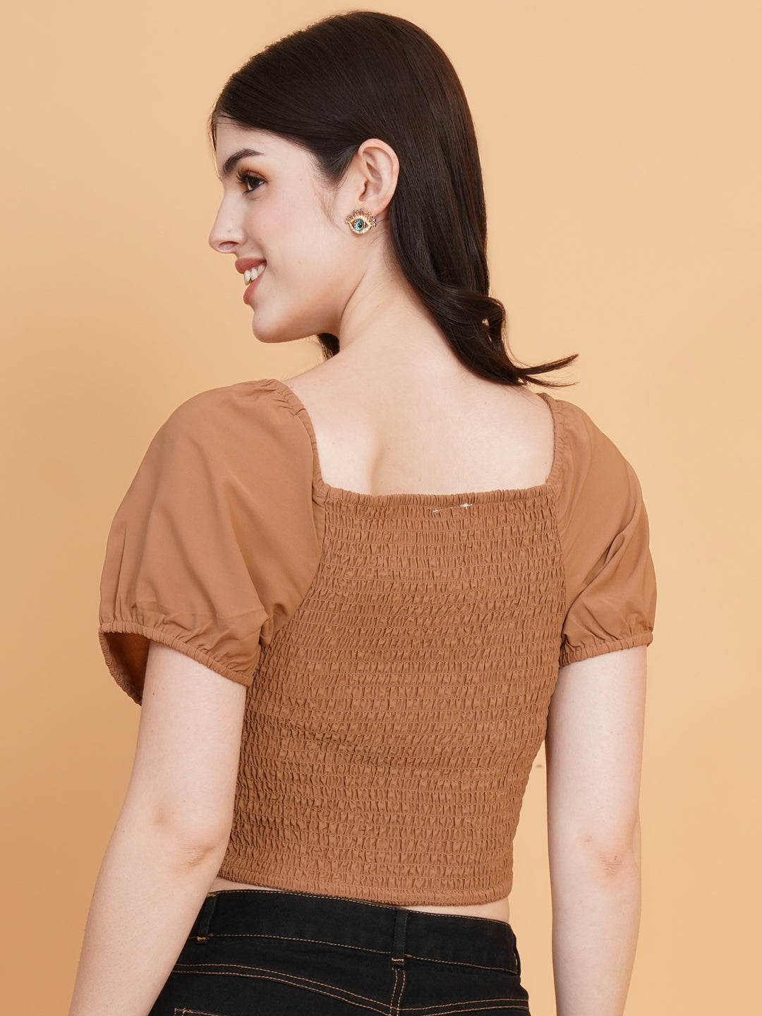 9 Impression Woman Brown Tops