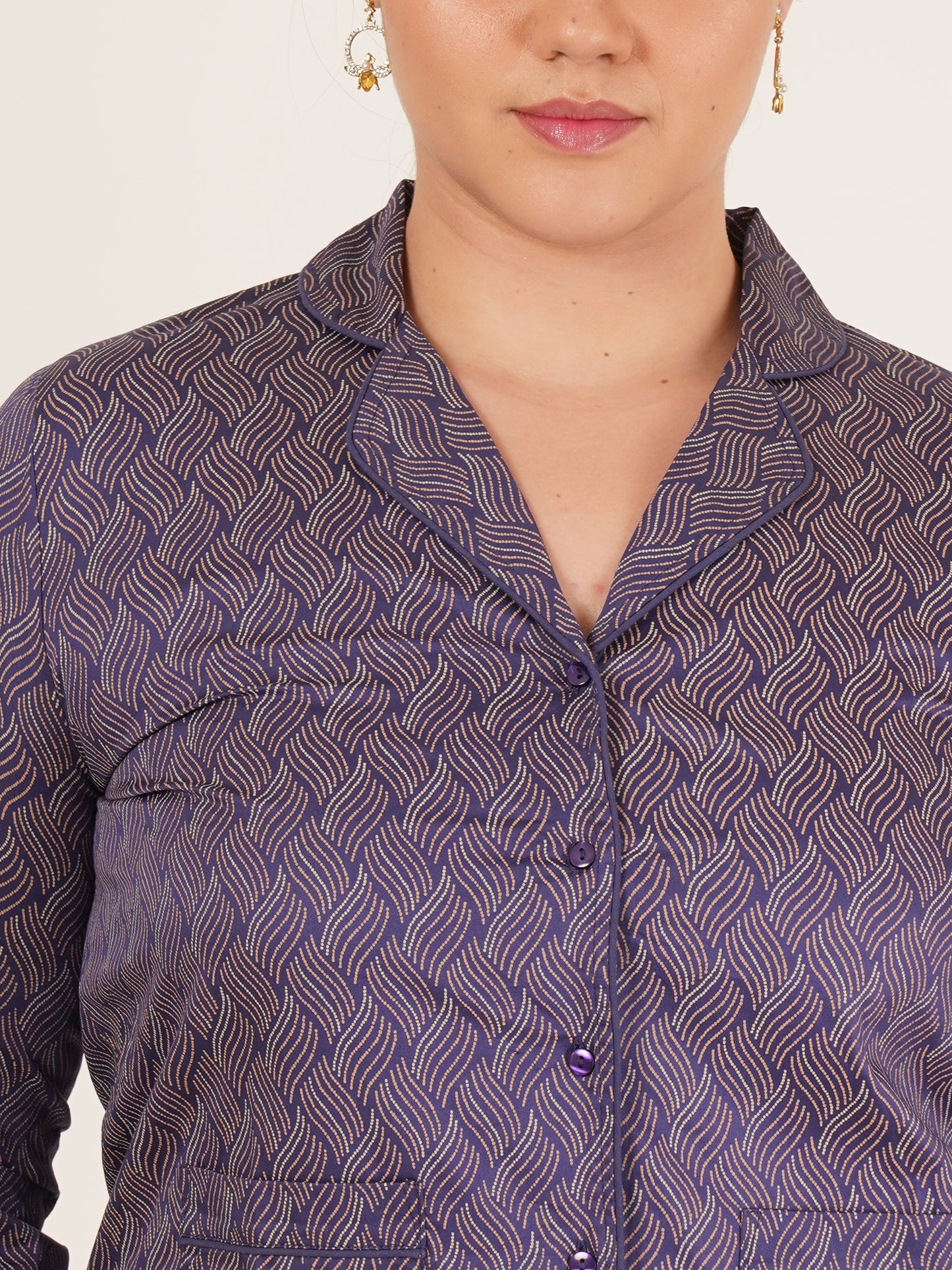 Women Double Pocket Elegant Tailored Blazer