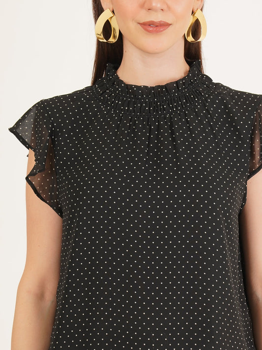 printed casual tops