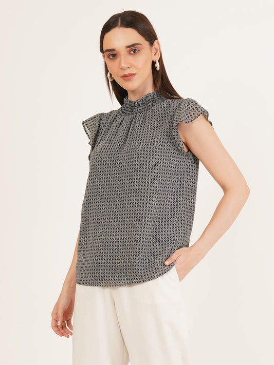 high neck tops