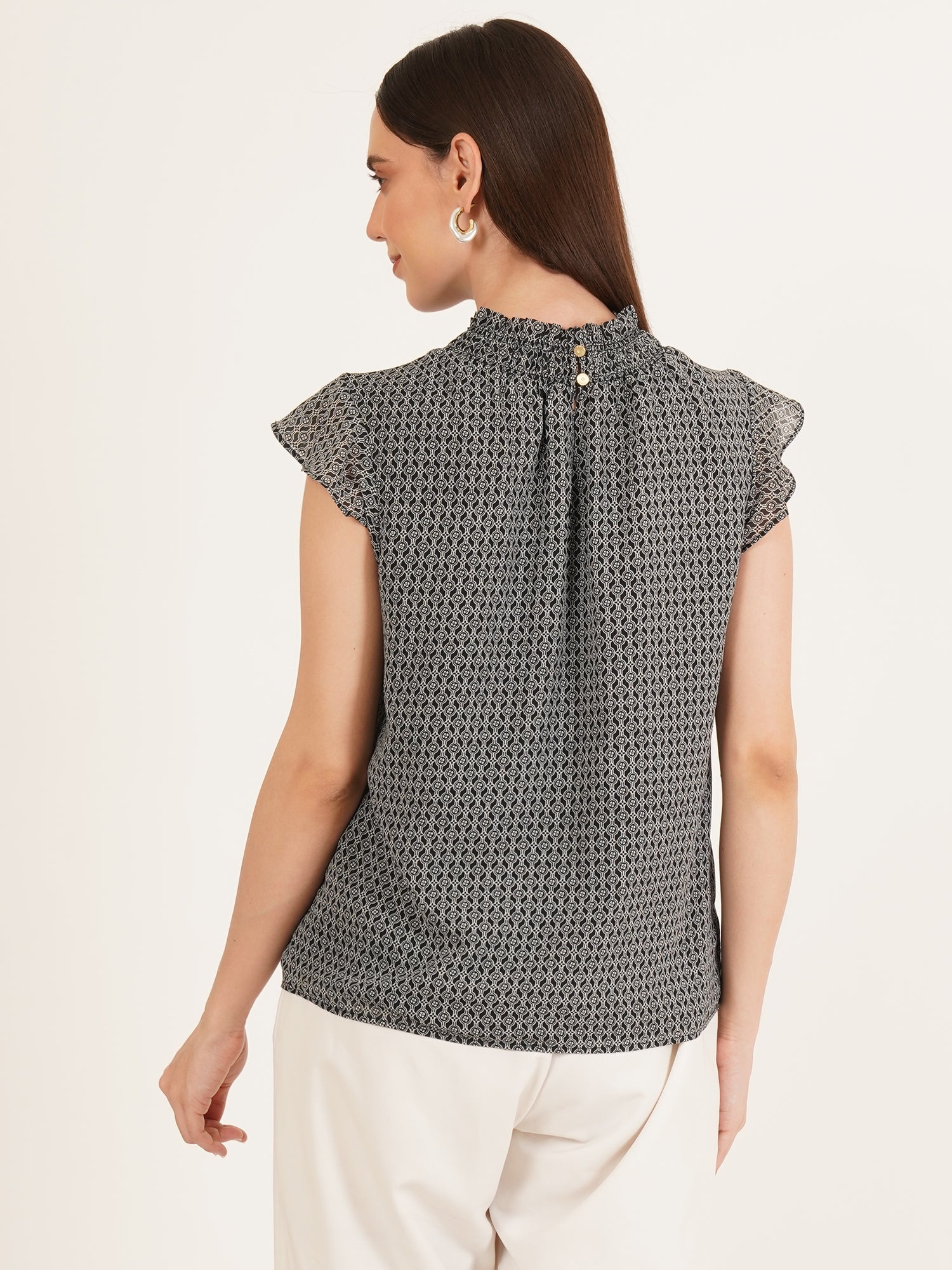 smocked women tops