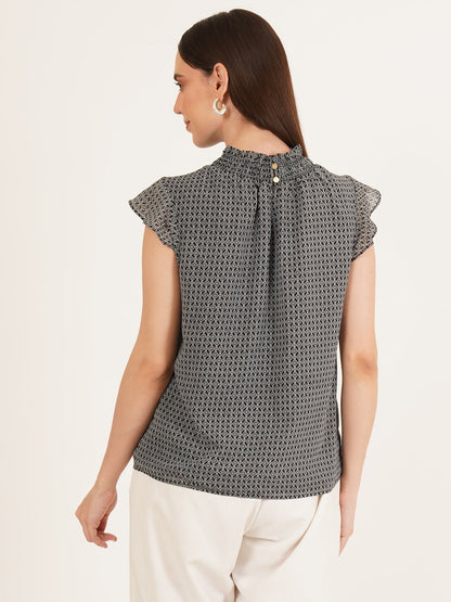 smocked women tops