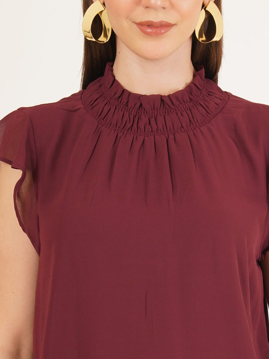 solid casual tops