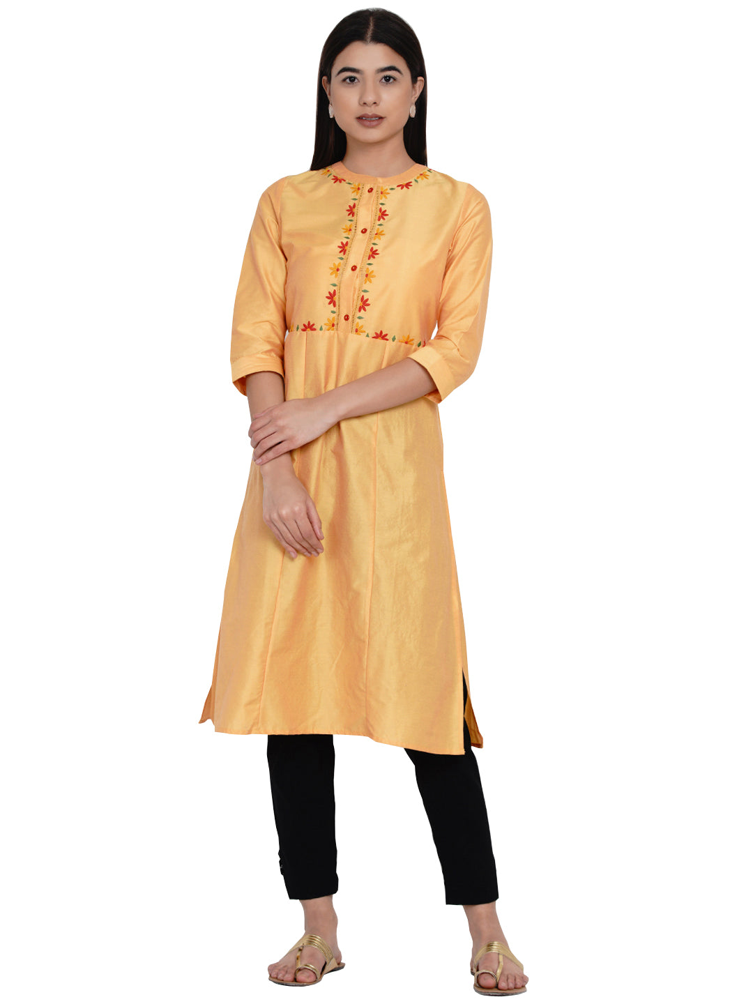 9 Impression Woman Silk Kurta