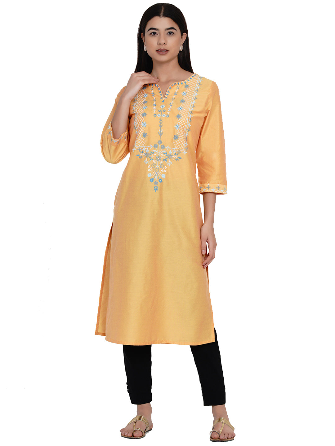 9 Impression Woman SIlk Kurta