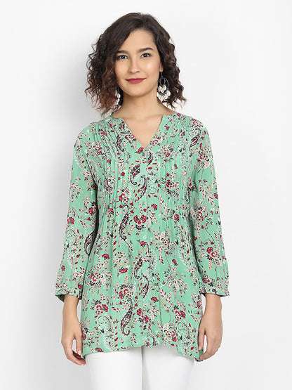 9 Impression Women Green Top