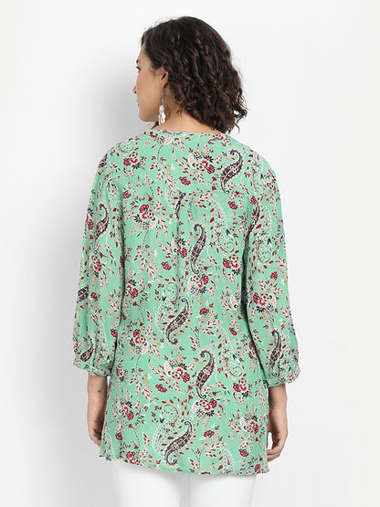 9 Impression Women Green Top