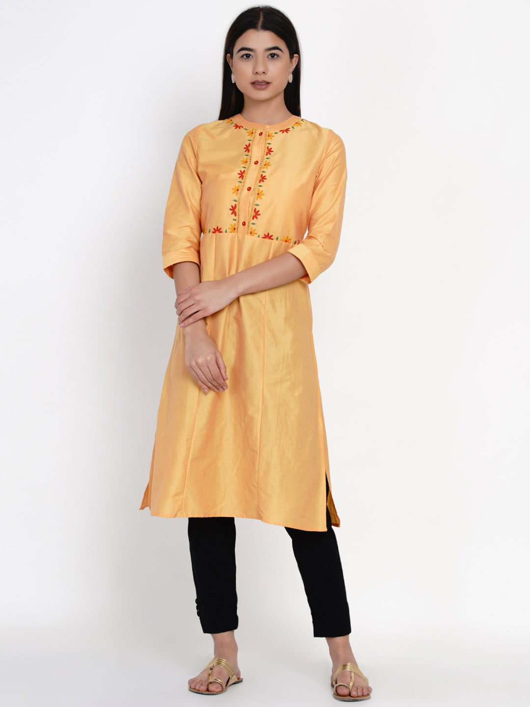 9 Impression Woman Silk Kurta