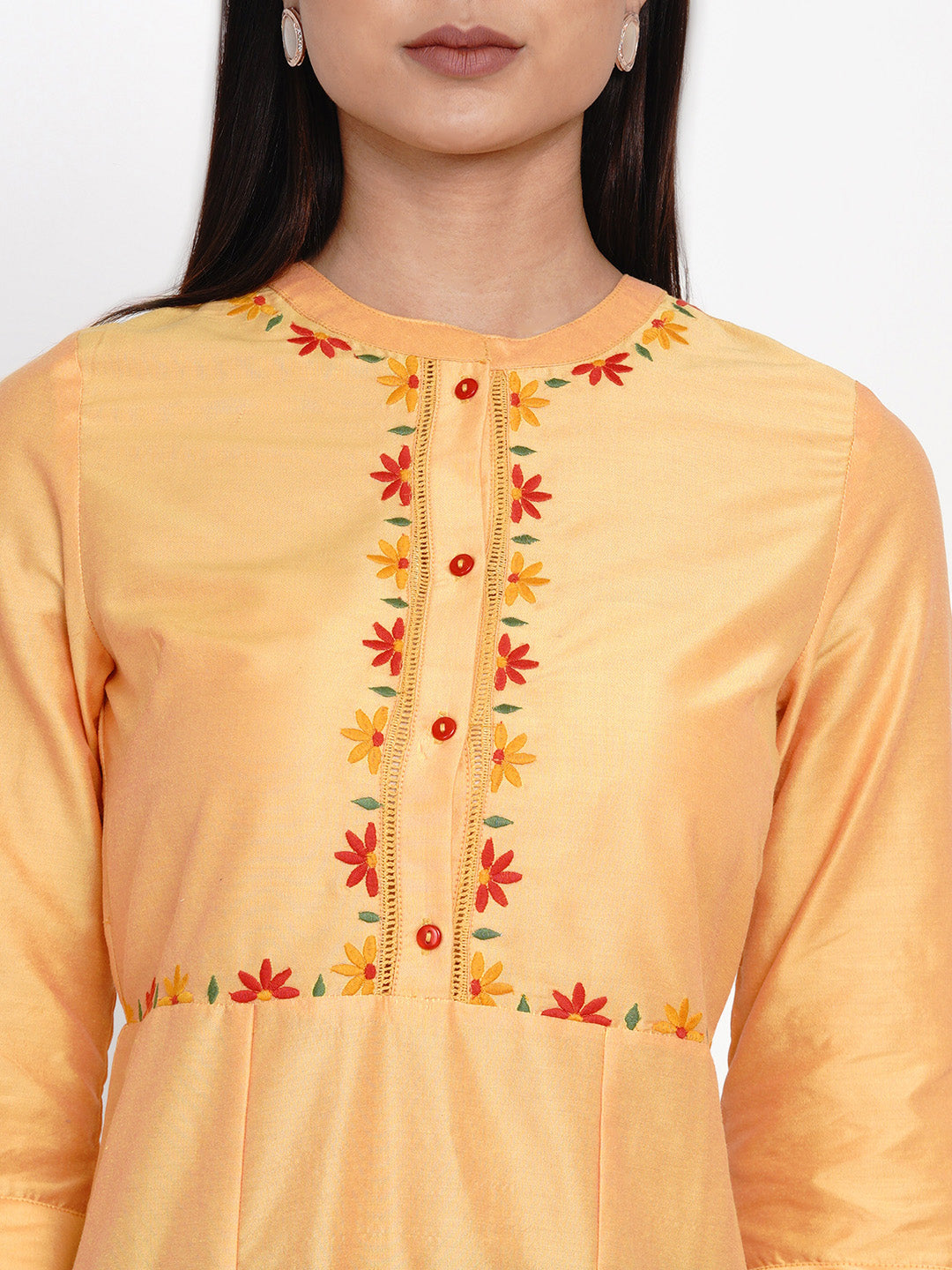 9 Impression Woman Silk Kurta