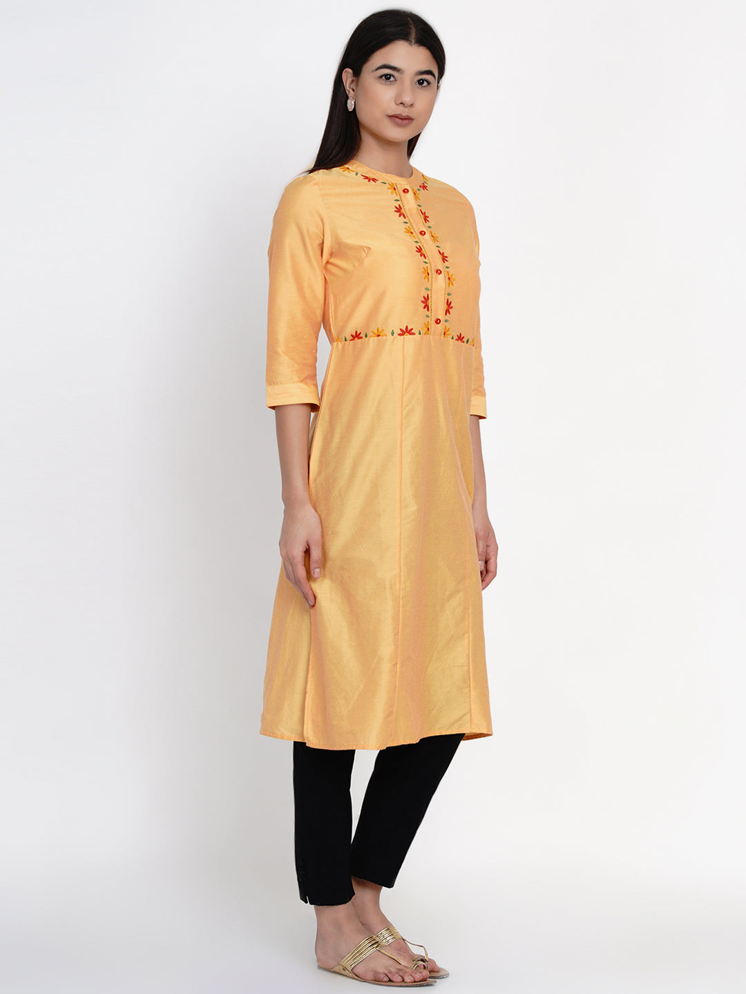 9 Impression Woman Silk Kurta