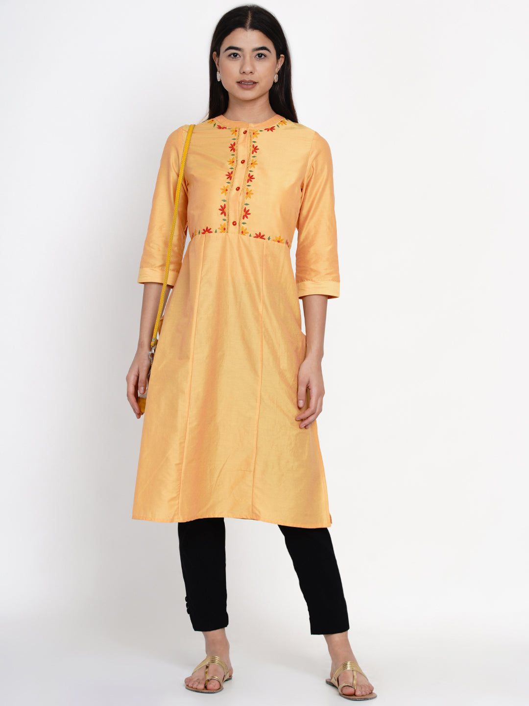 9 Impression Woman Silk Kurta