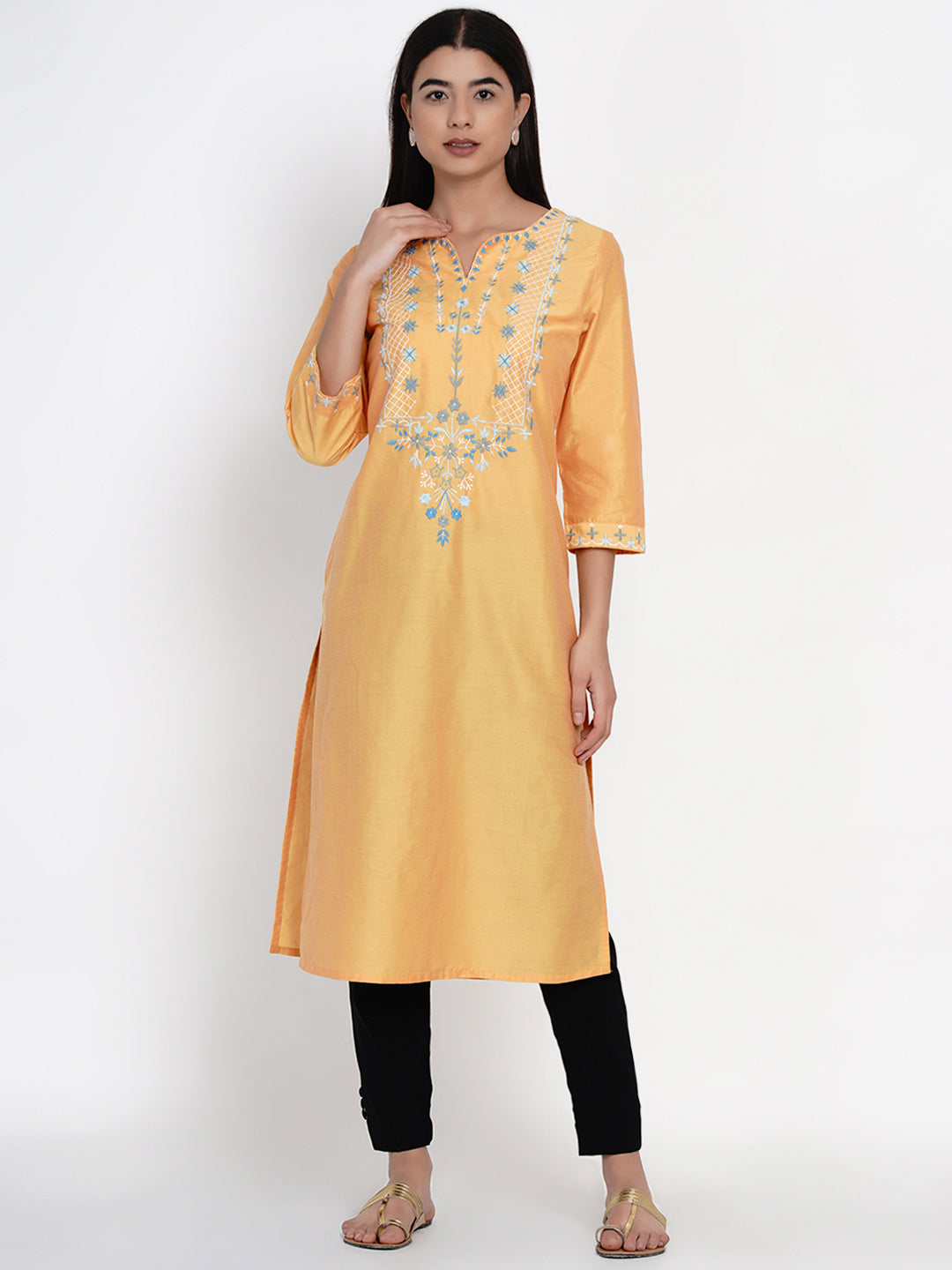 9 Impression Woman SIlk Kurta