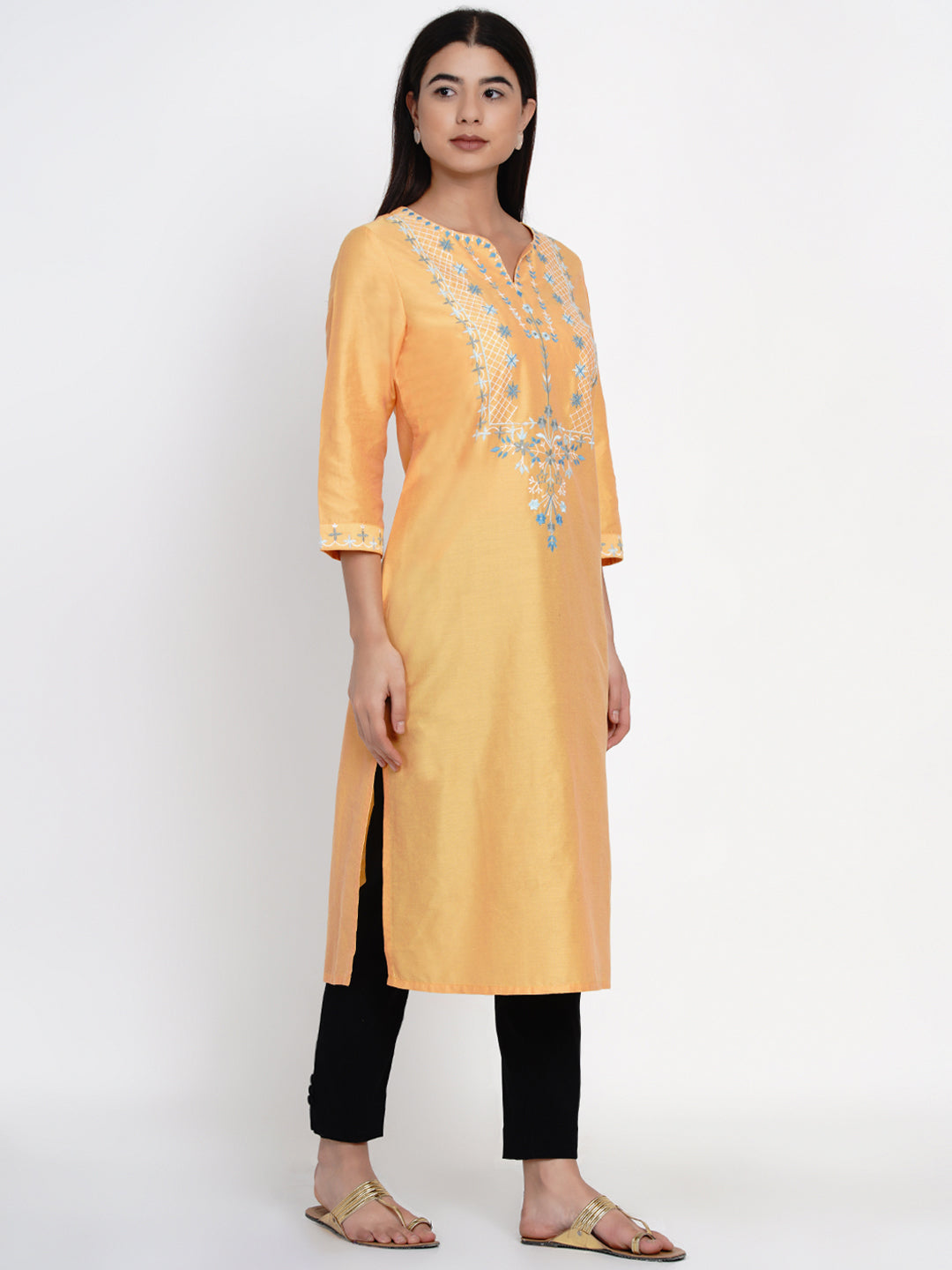 9 Impression Woman SIlk Kurta