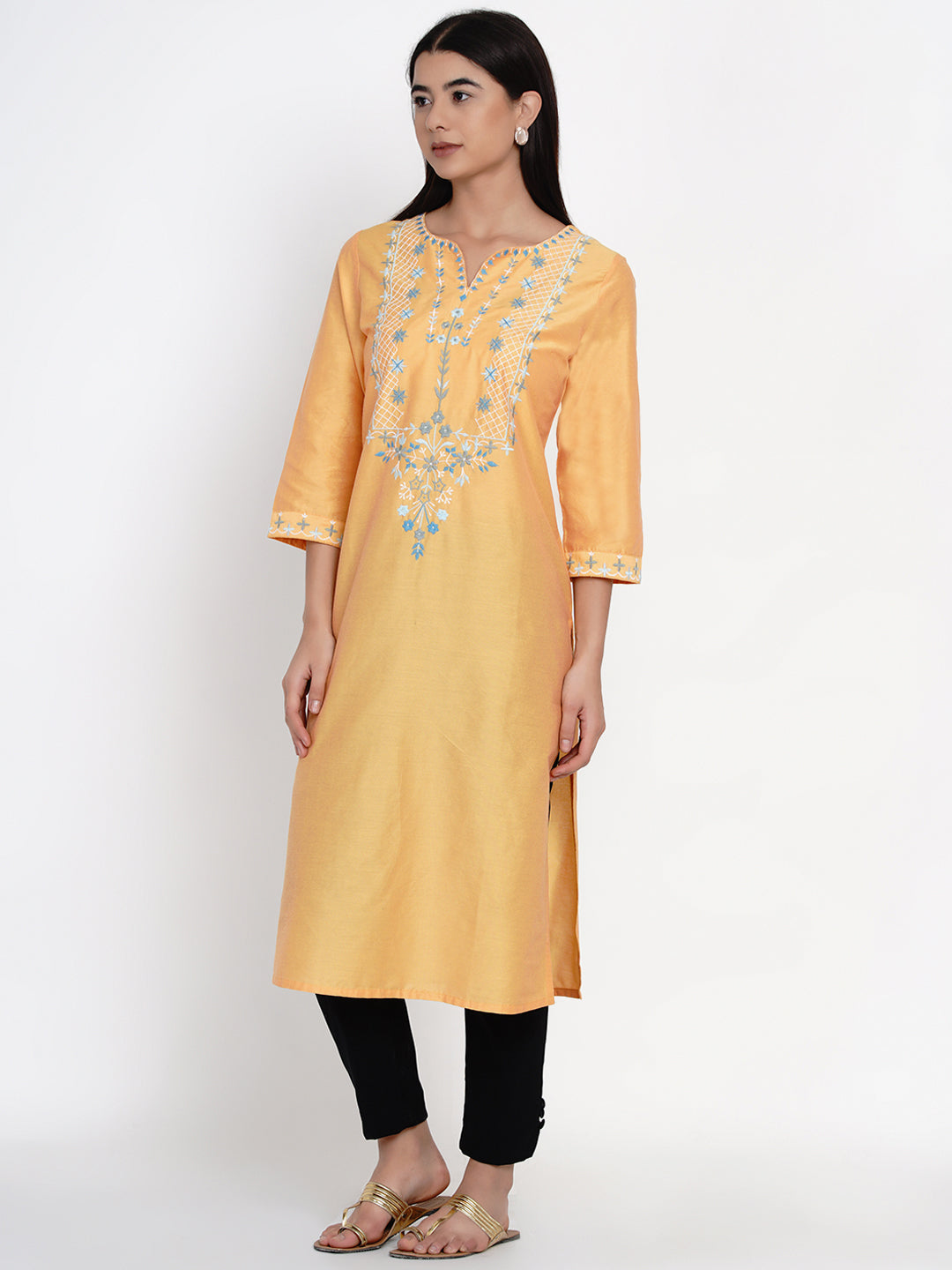 9 Impression Woman SIlk Kurta