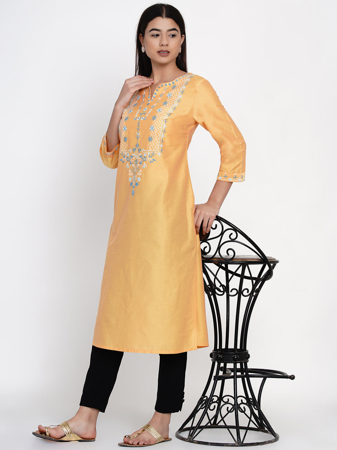 9 Impression Woman SIlk Kurta