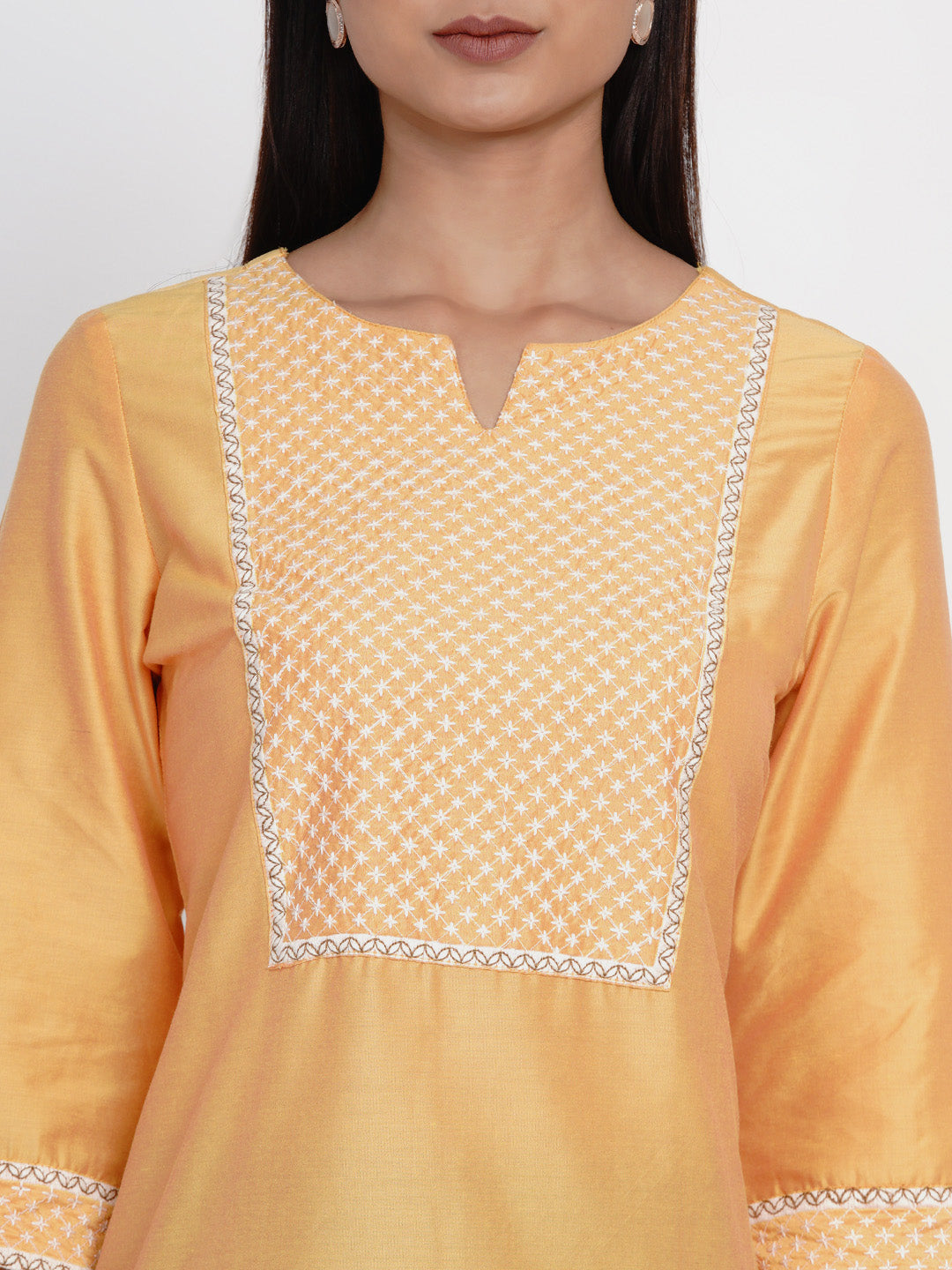 9 Impression Womans Golden Kurta