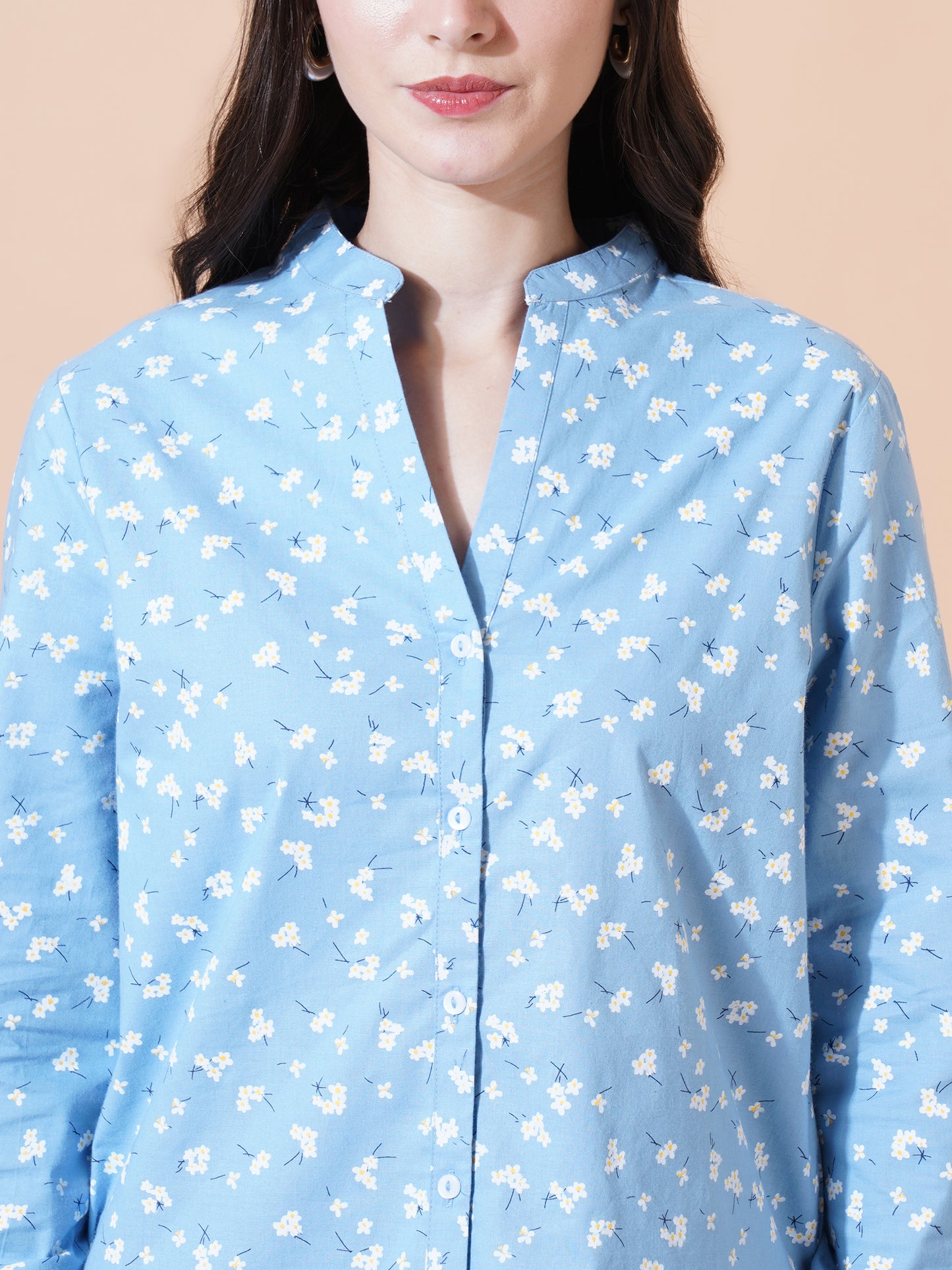 Women's Cotton Printed Blouse.