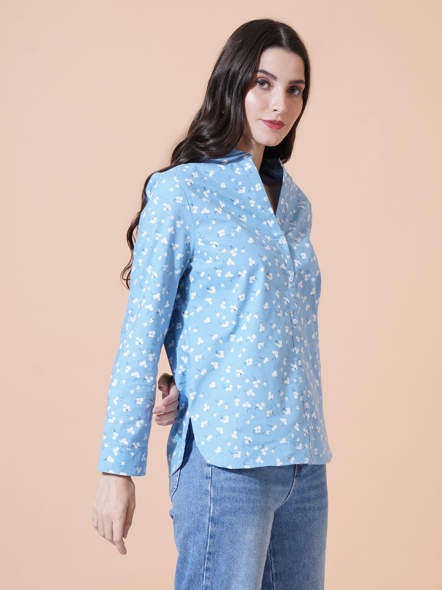 Women's Cotton Printed Blouse.