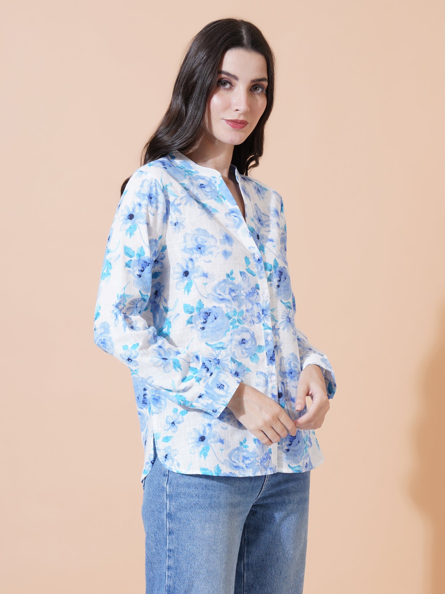 Women's Cotton Printed  Blouse.