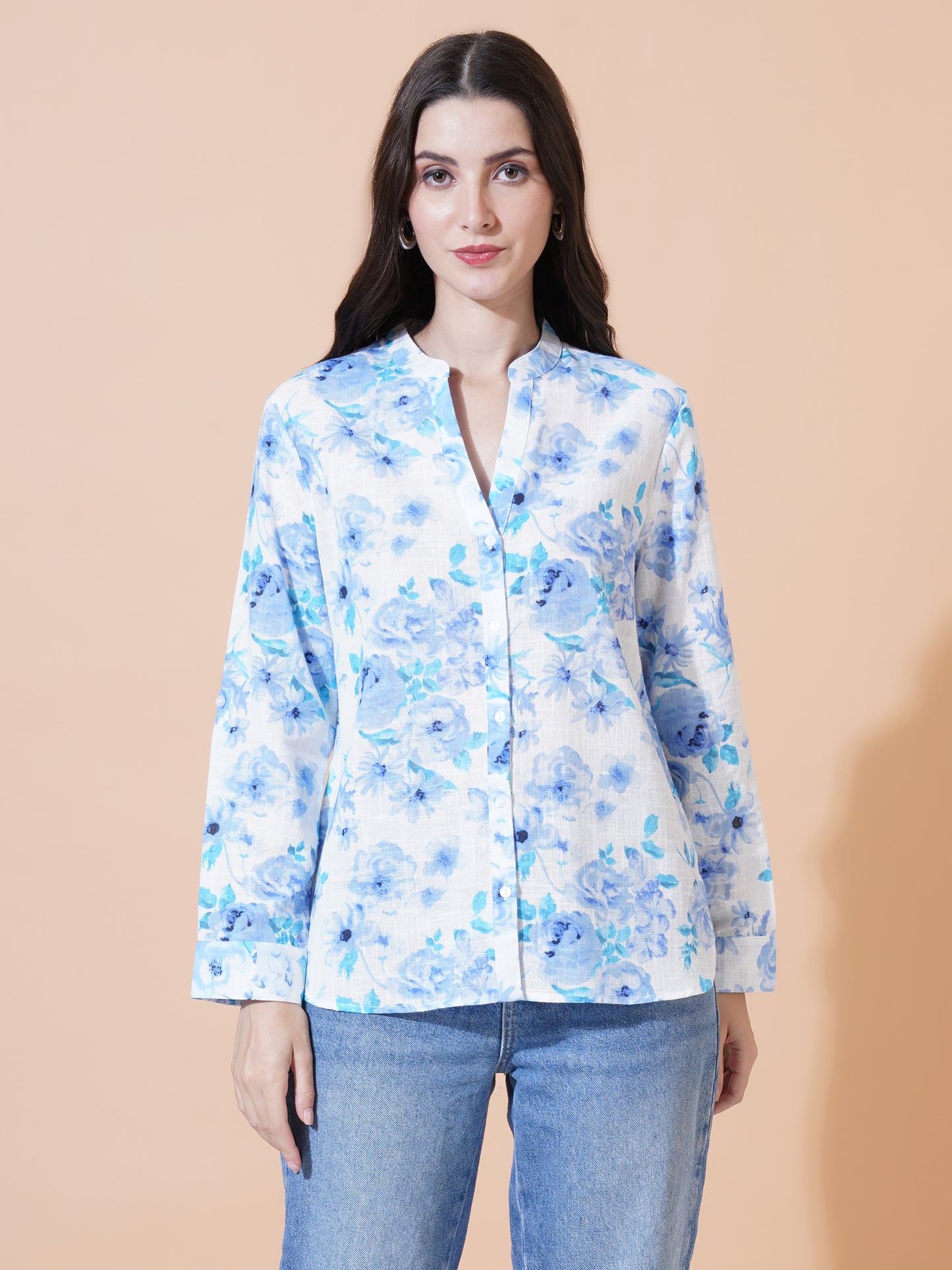 Women's Cotton Printed  Blouse.