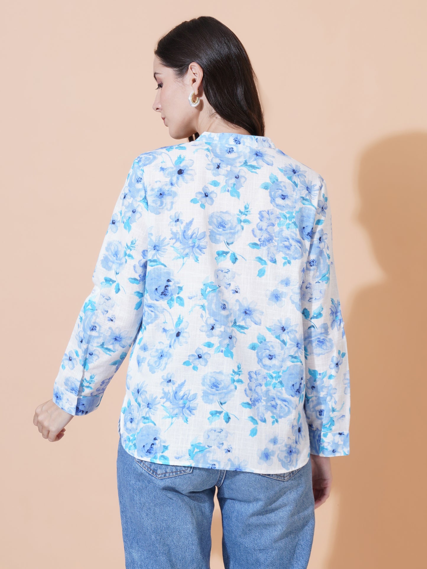 Women's Cotton Printed  Blouse.