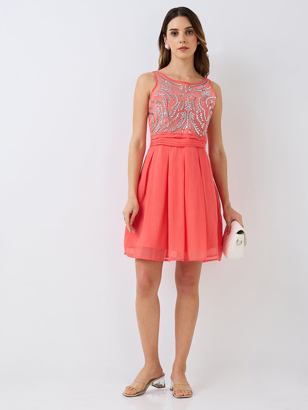 9 Impression Woman Red Dress